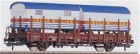 47628 Roco Flat car loaded with 2 &quot;Circus Williams&quot; trailers